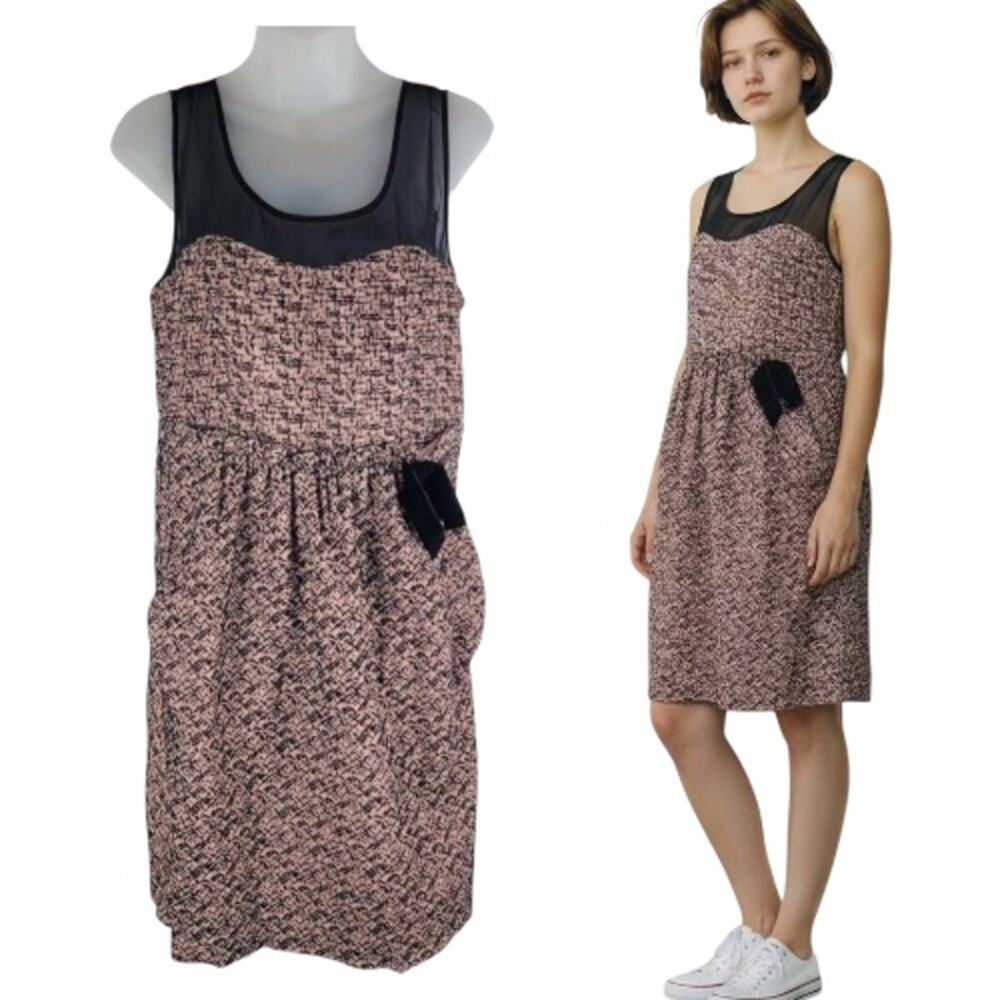 Anthropologie Moulinette Soeurs albertine dress removable bow size 8